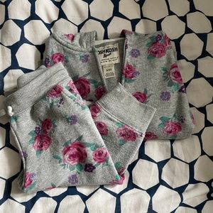 Floral Hoodie with Matching Joggers.